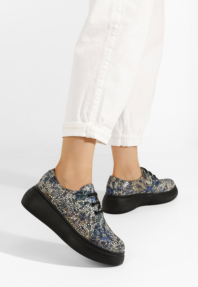 Ежедневни обувки естествена кожа Amelise V4 многоцветен