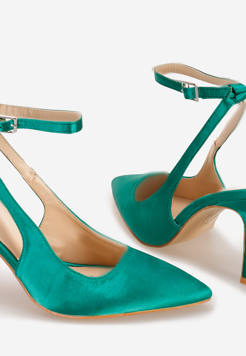 Обувки стилето Valindra зелен