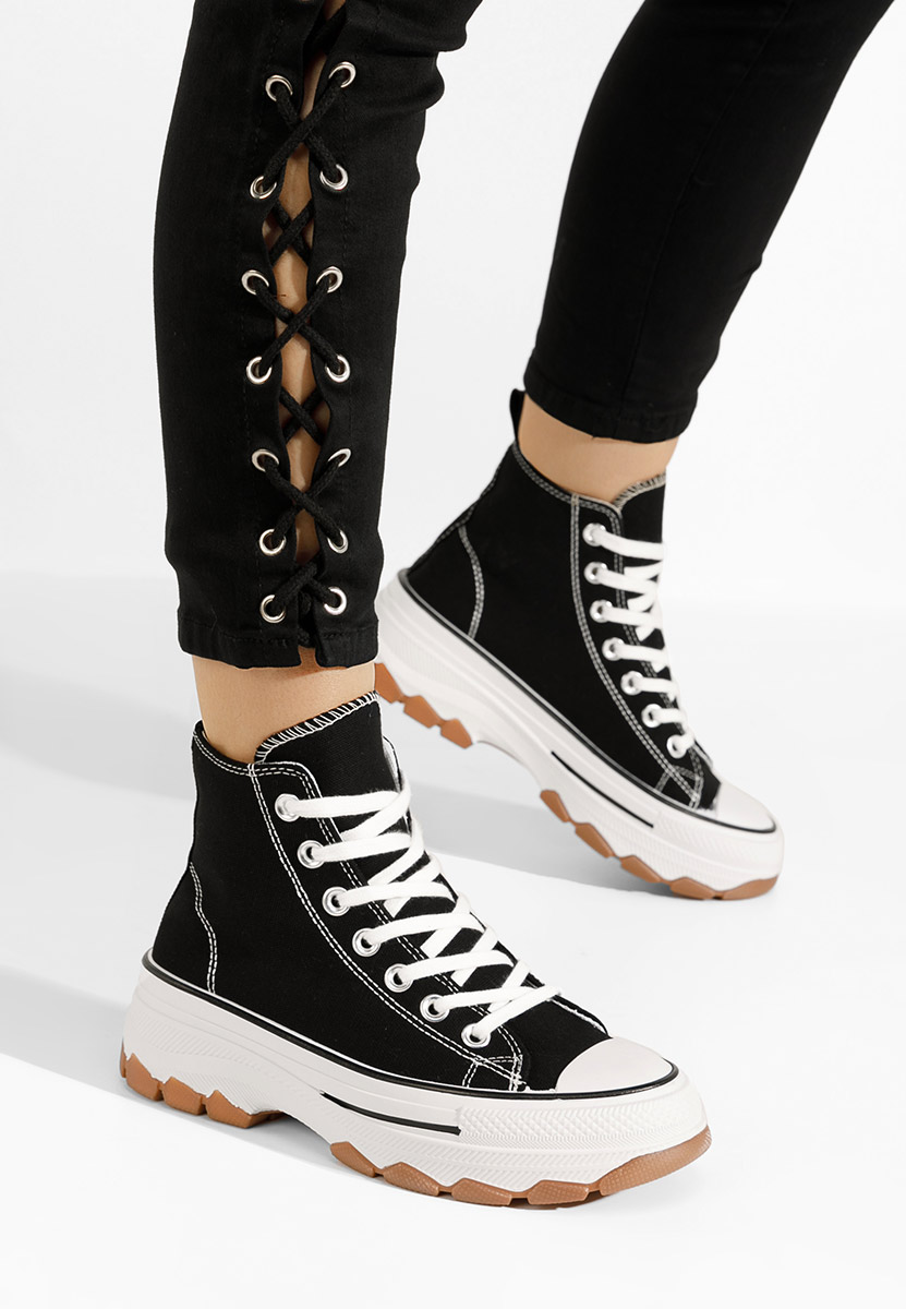 Кецове на платформа Raviana V2 черни