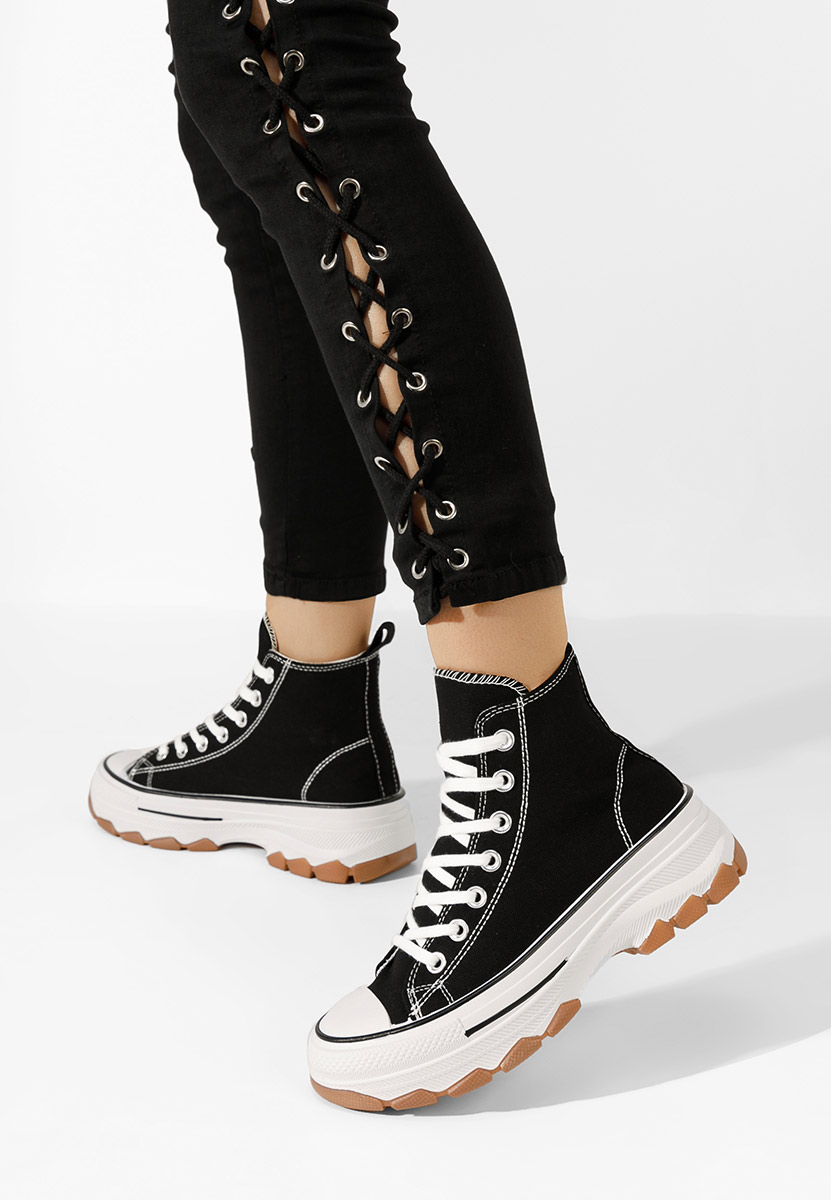 Кецове на платформа Raviana V2 черни