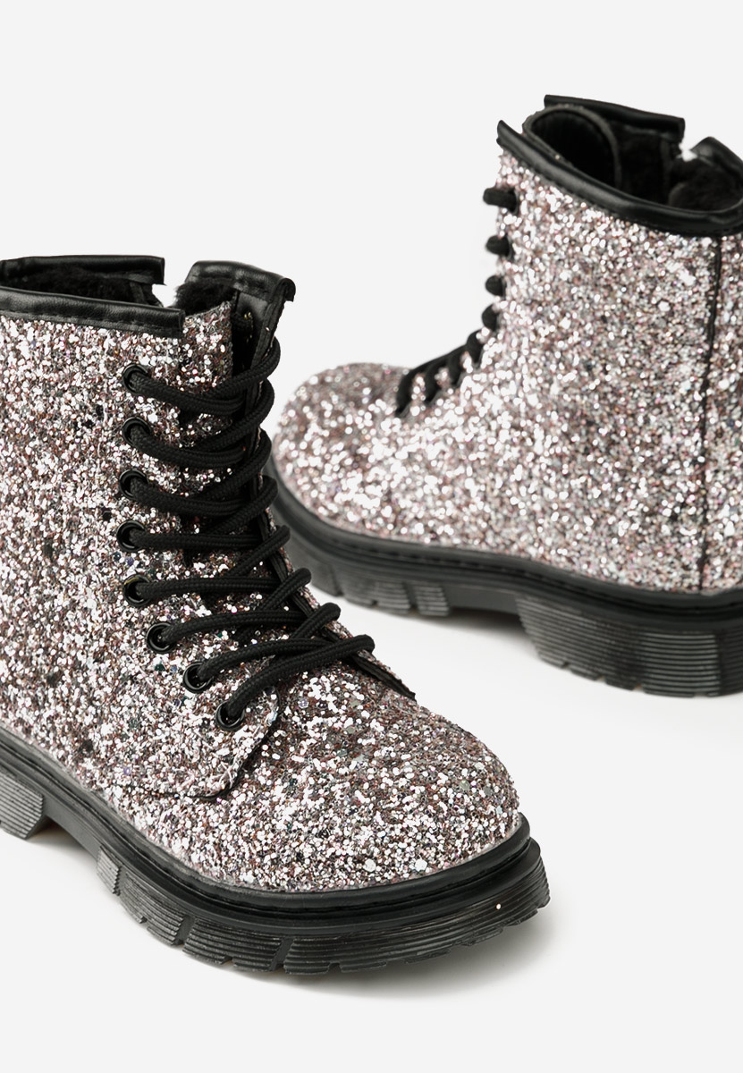 Боти момичета Annabel P сив