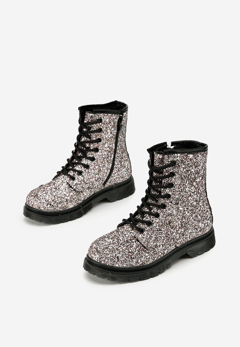 Боти момичета Annabel V2 сив