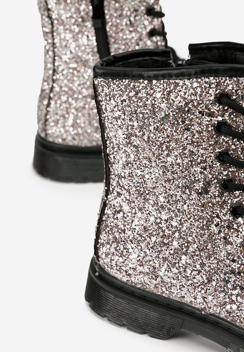 Боти момичета Annabel V2 сив