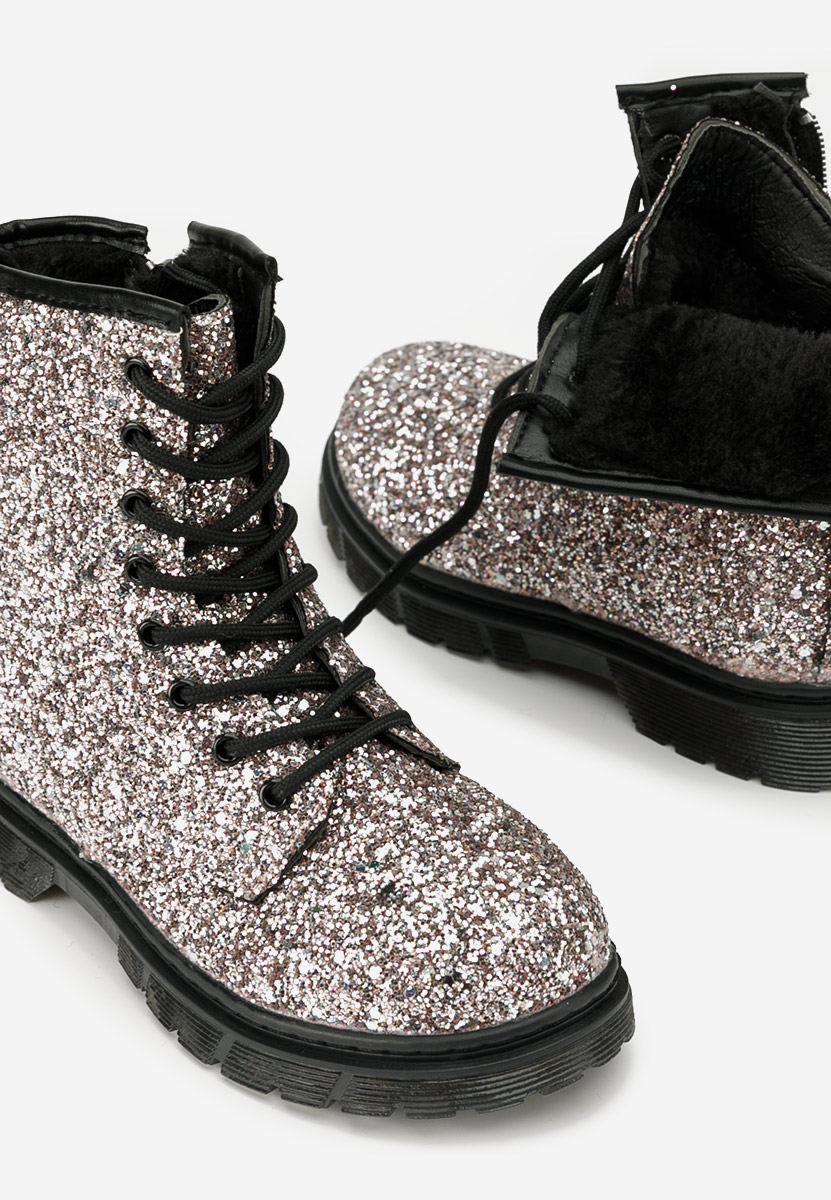 Боти момичета Annabel V2 сив