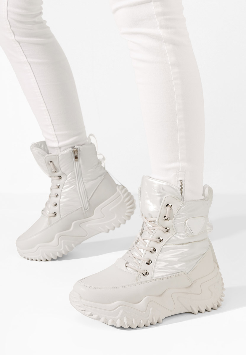 Дамски Зимни маратонки Nalonia бежов