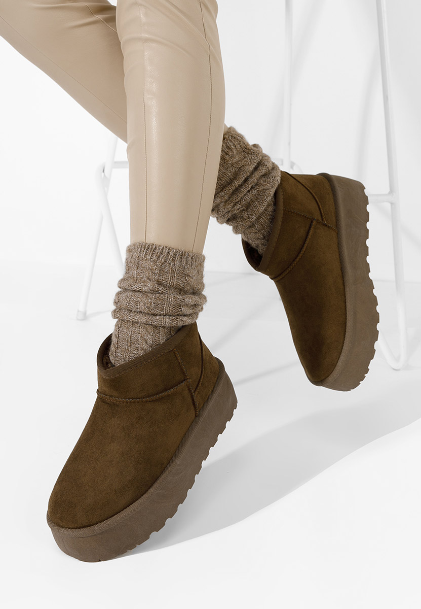 Дамски ботуши Savieda кафяв