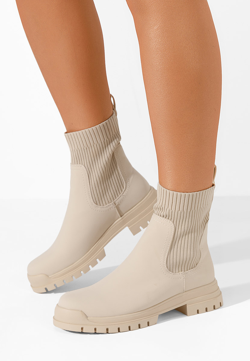 Дамски боти Eonova бежов