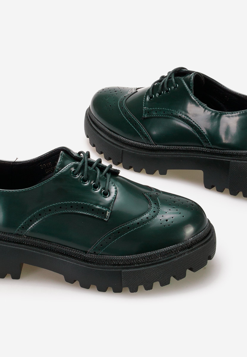 Дамски обувки brogue Sidoma зелен