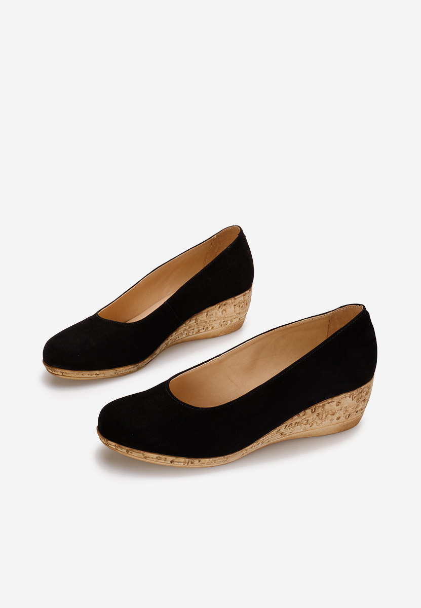 Обувки на платформа Sonia черни