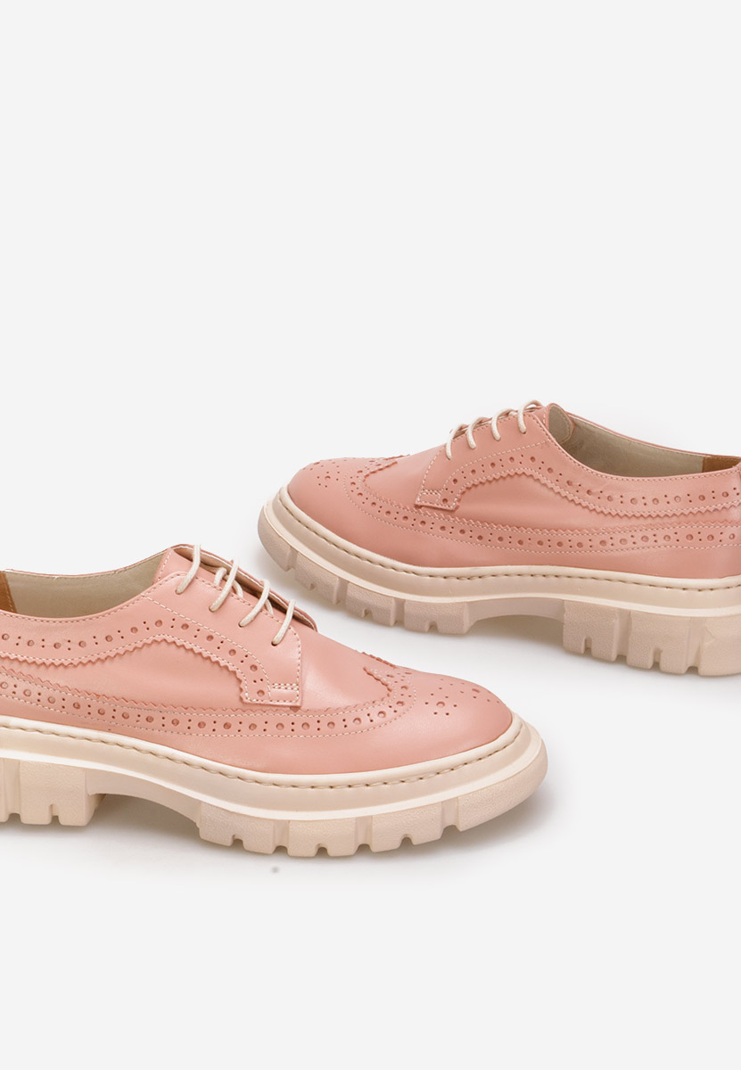 Дамски обувки brogue Henise V3 розов