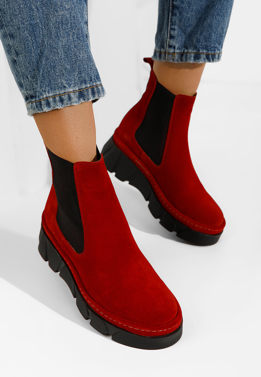 Дамски боти Avelyn V2 червен