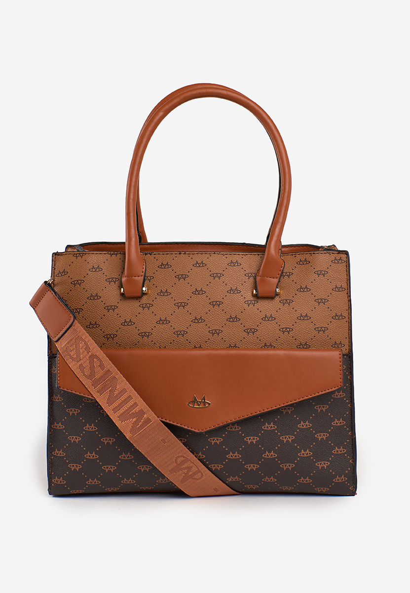 Ръчна чанта Leusire O кафява