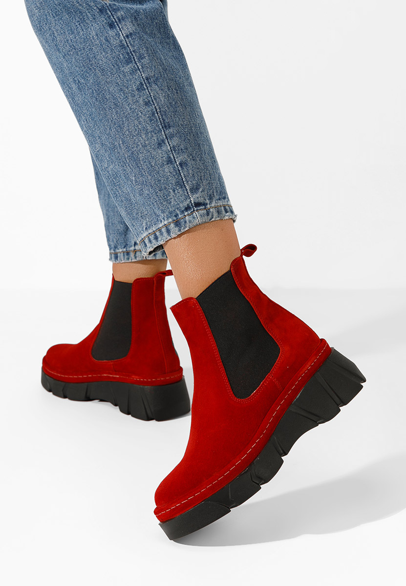 Дамски боти Avelyn V2 червен