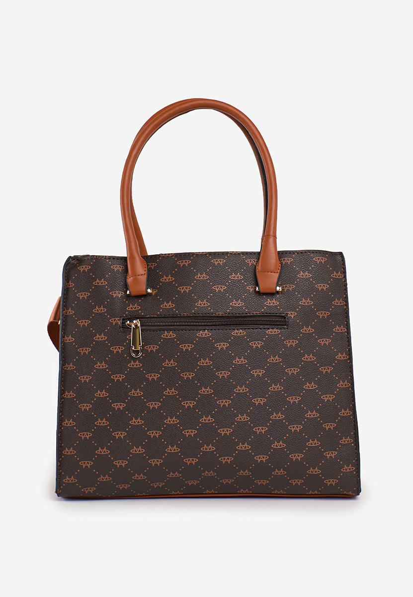 Ръчна чанта Leusire O кафява