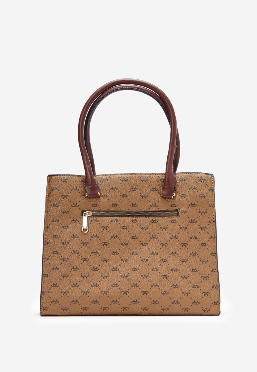 Дамски офис чанта Leusire O камел