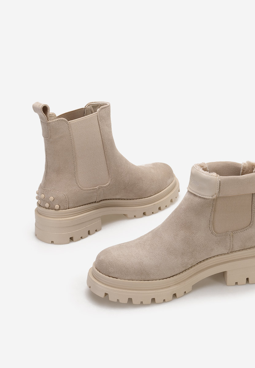 Дамски боти Sallia бежов