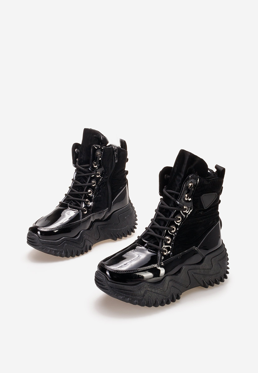 Cникърси на платформа Nalonia черен