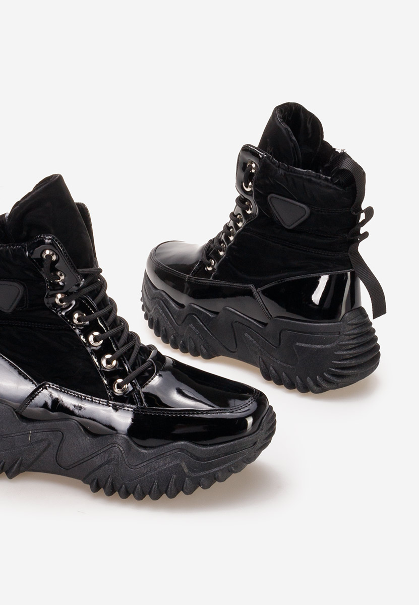 Cникърси на платформа Nalonia черен