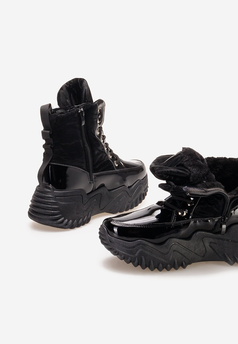 Cникърси на платформа Nalonia черен