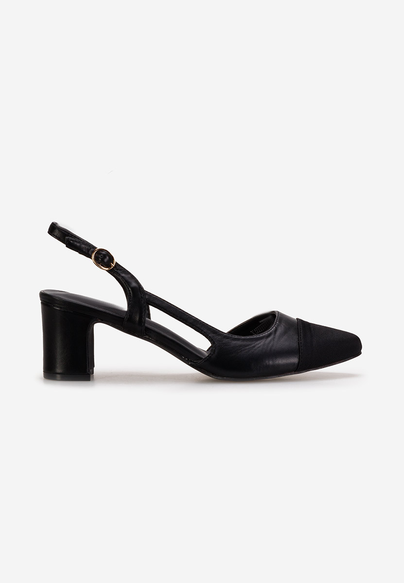 Обувки на ток Meredith черни