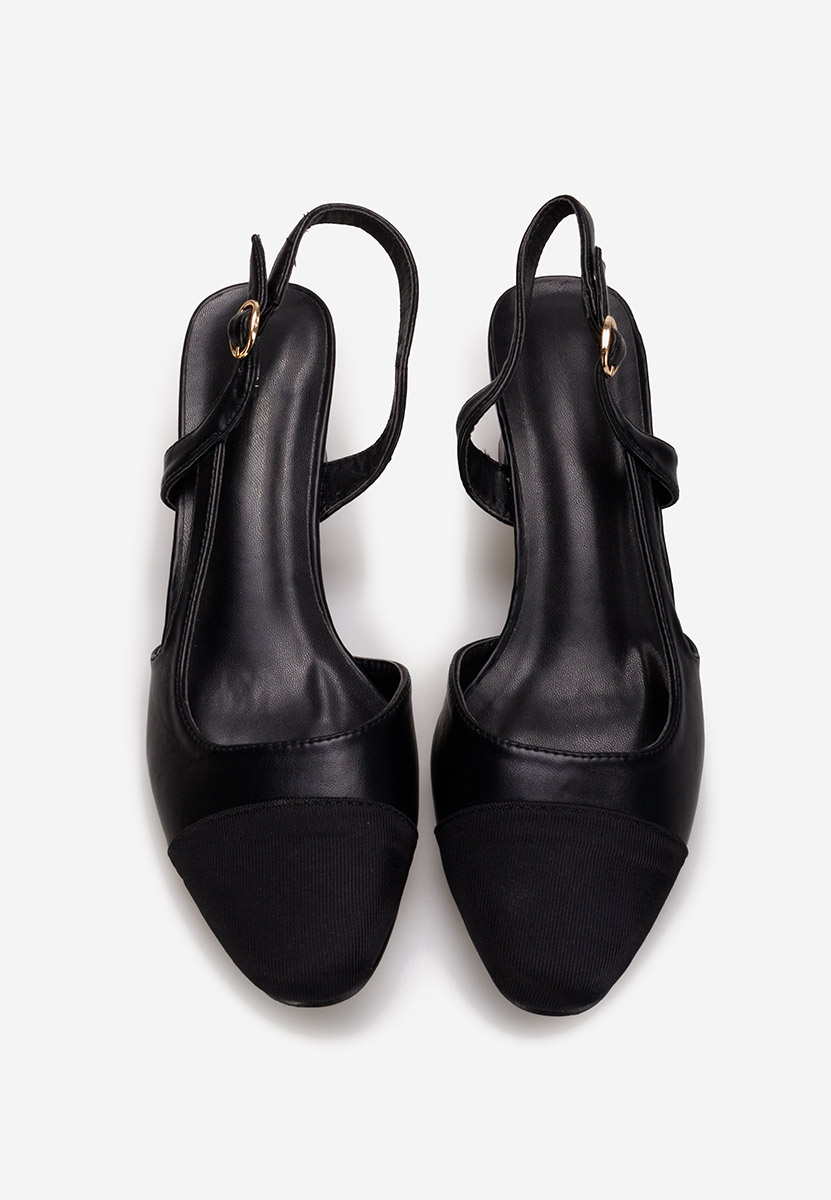 Обувки на ток Meredith черни