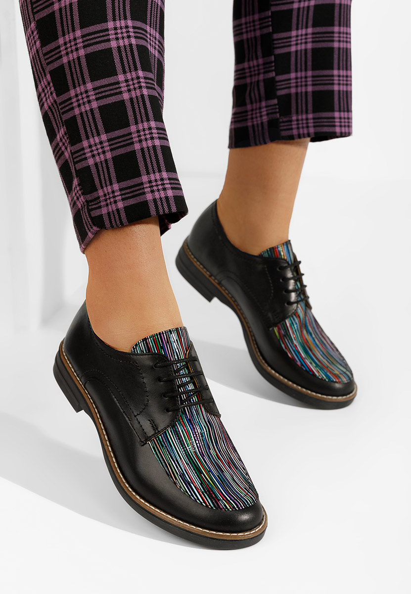Дамски обувки derby Radiant черни