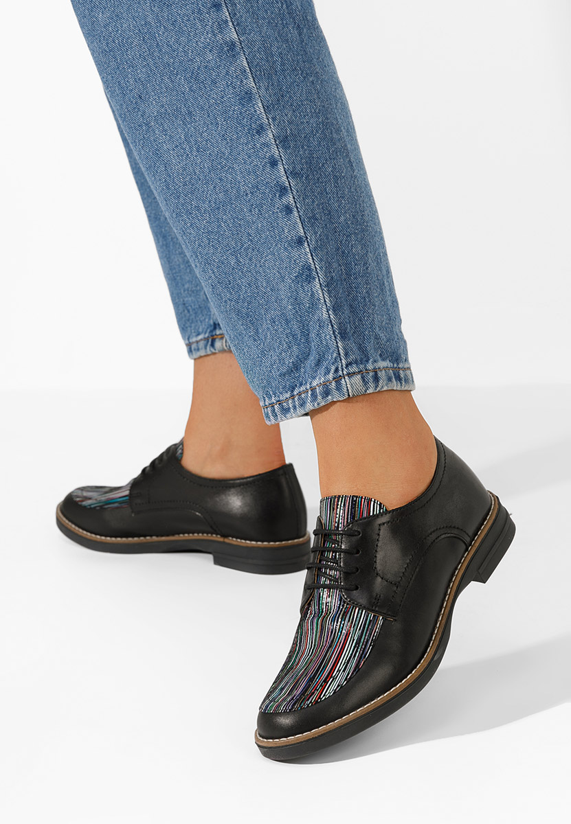 Дамски обувки derby Radiant черни