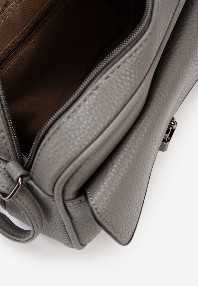 чанта за рамо Mylia сива