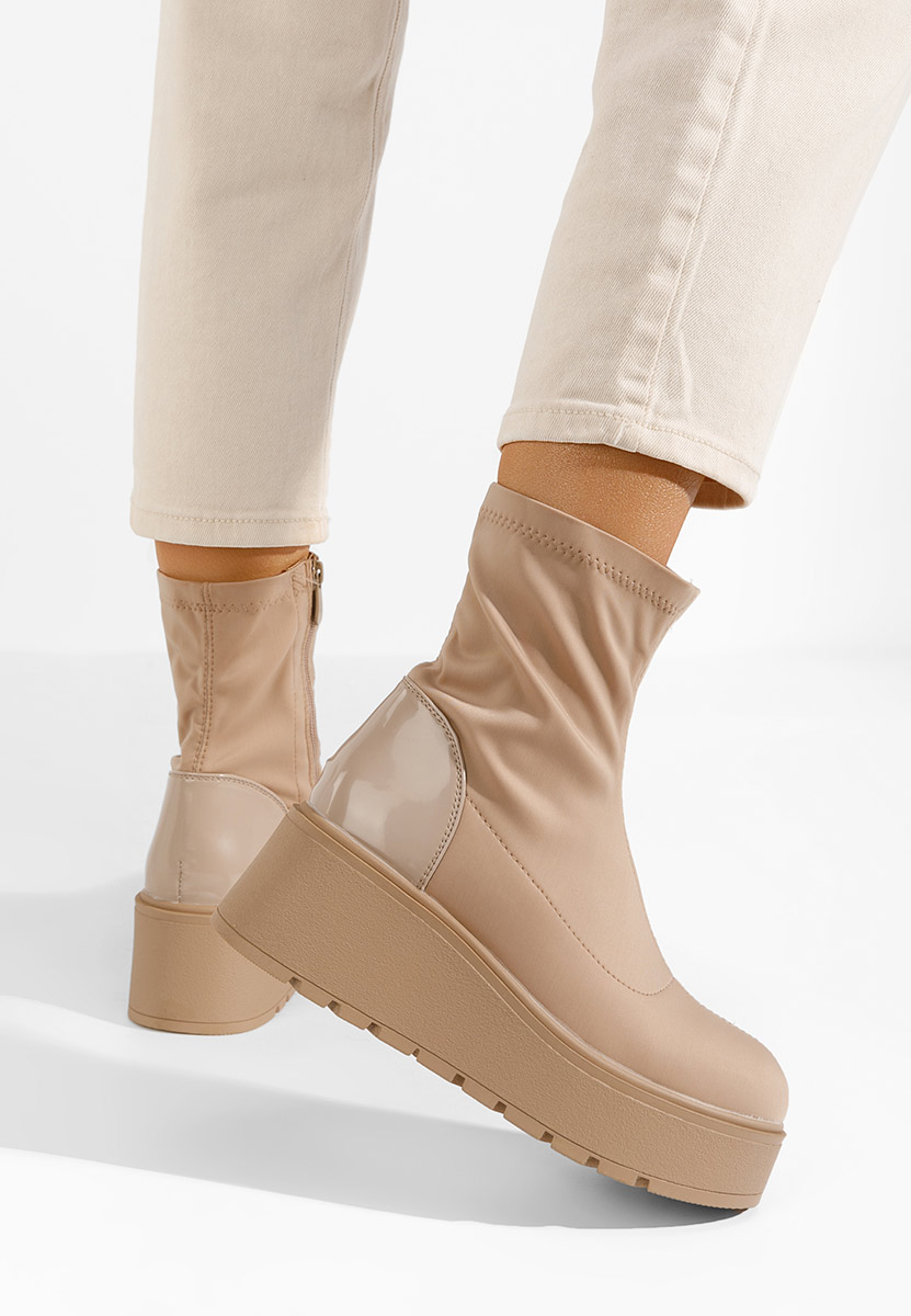 Обувки на платформа Hannah каки