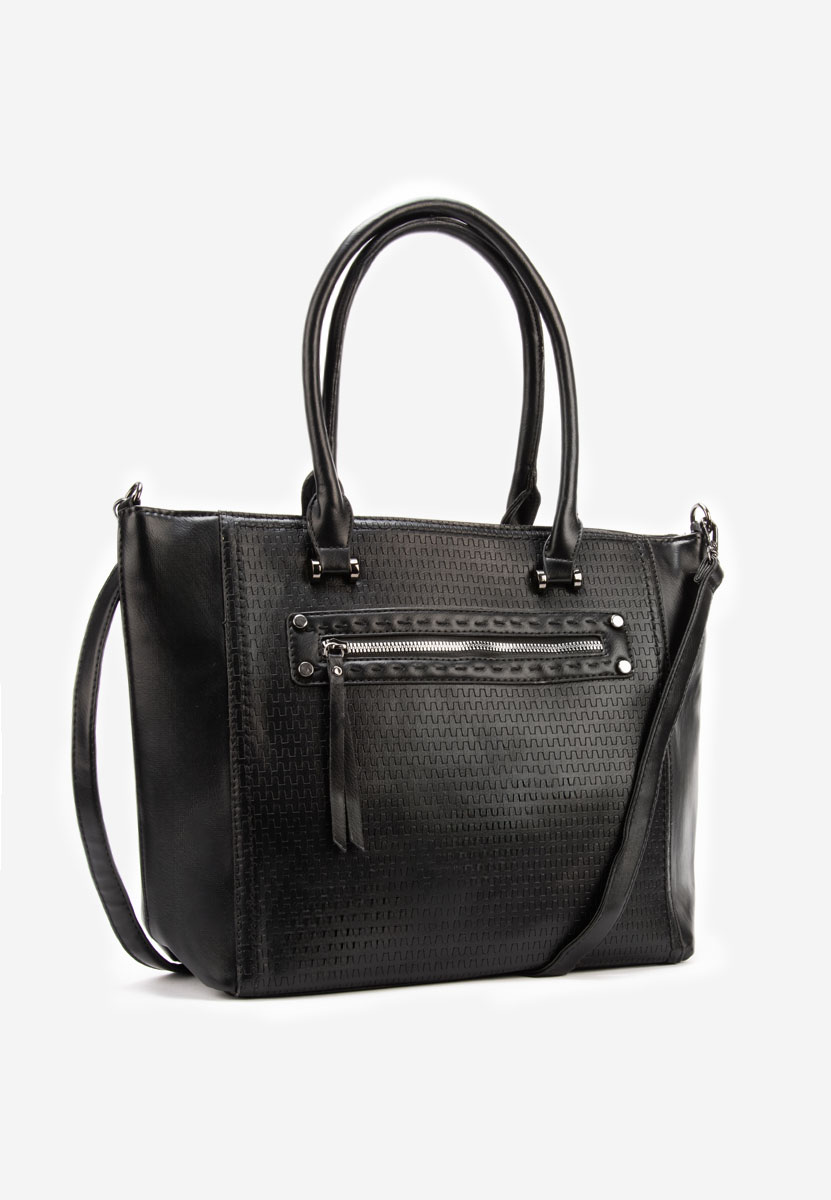 Дамски офис чанта Velesia черна