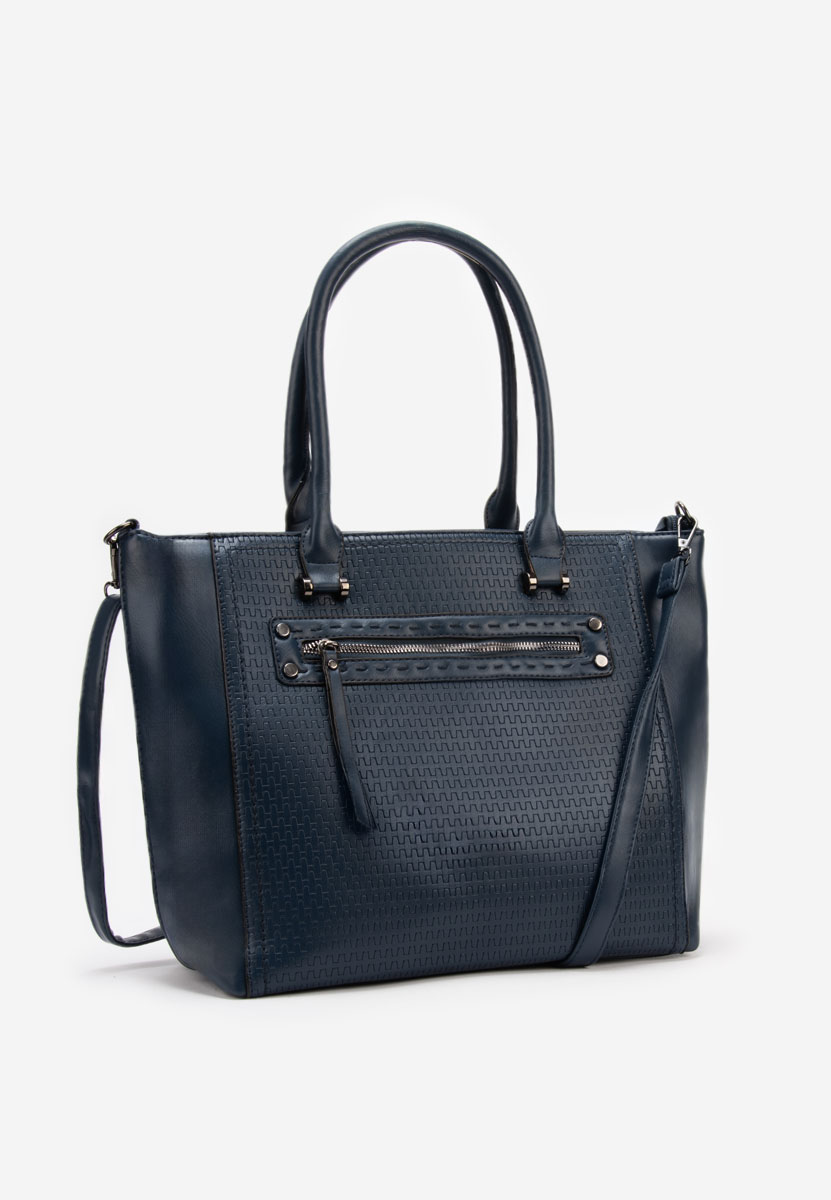 Дамски офис чанта Velesia военно синя