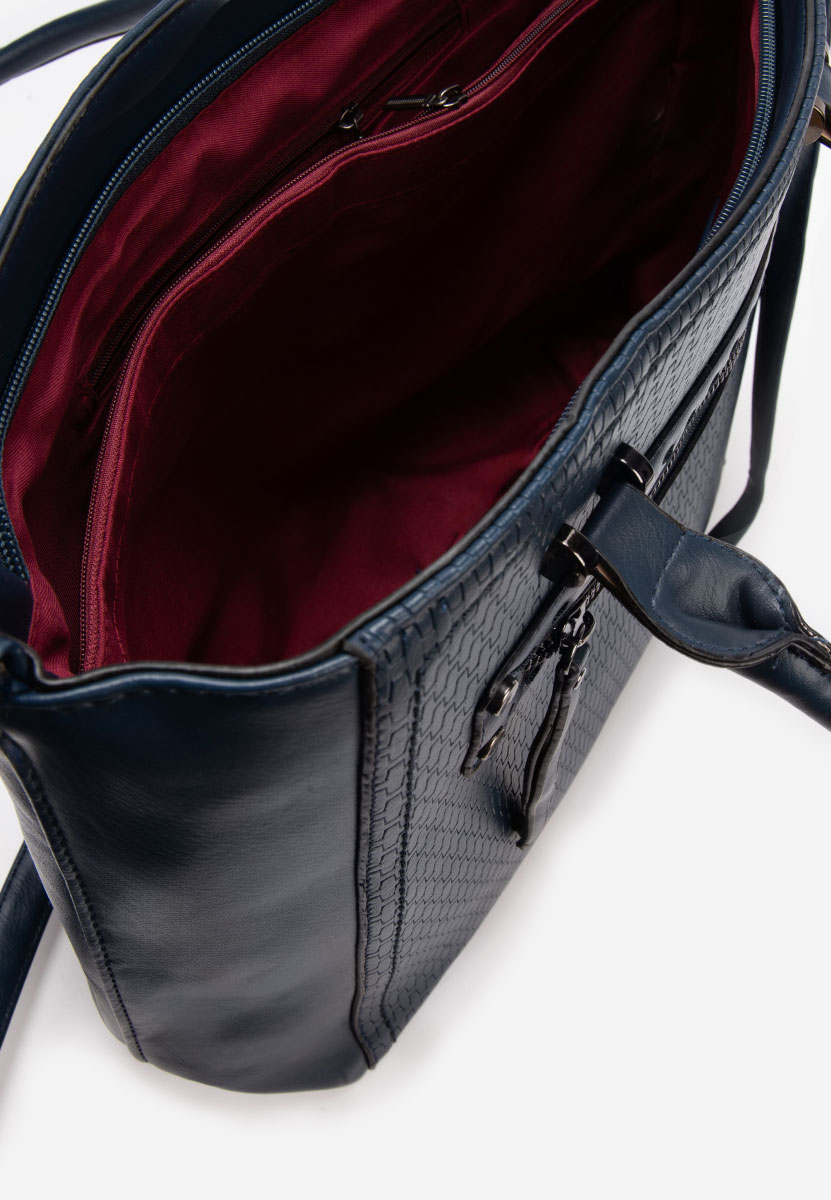 Дамски офис чанта Velesia военно синя