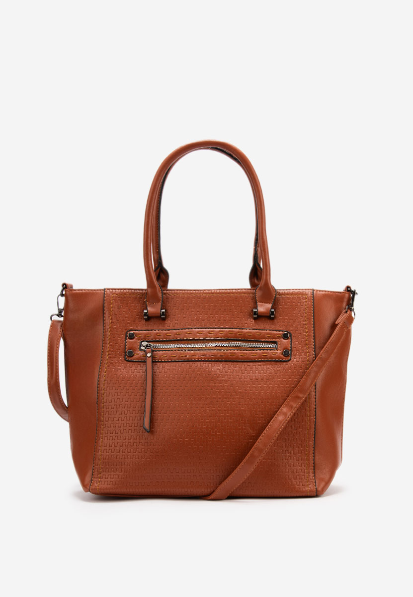 Дамски офис чанта Velesia камел