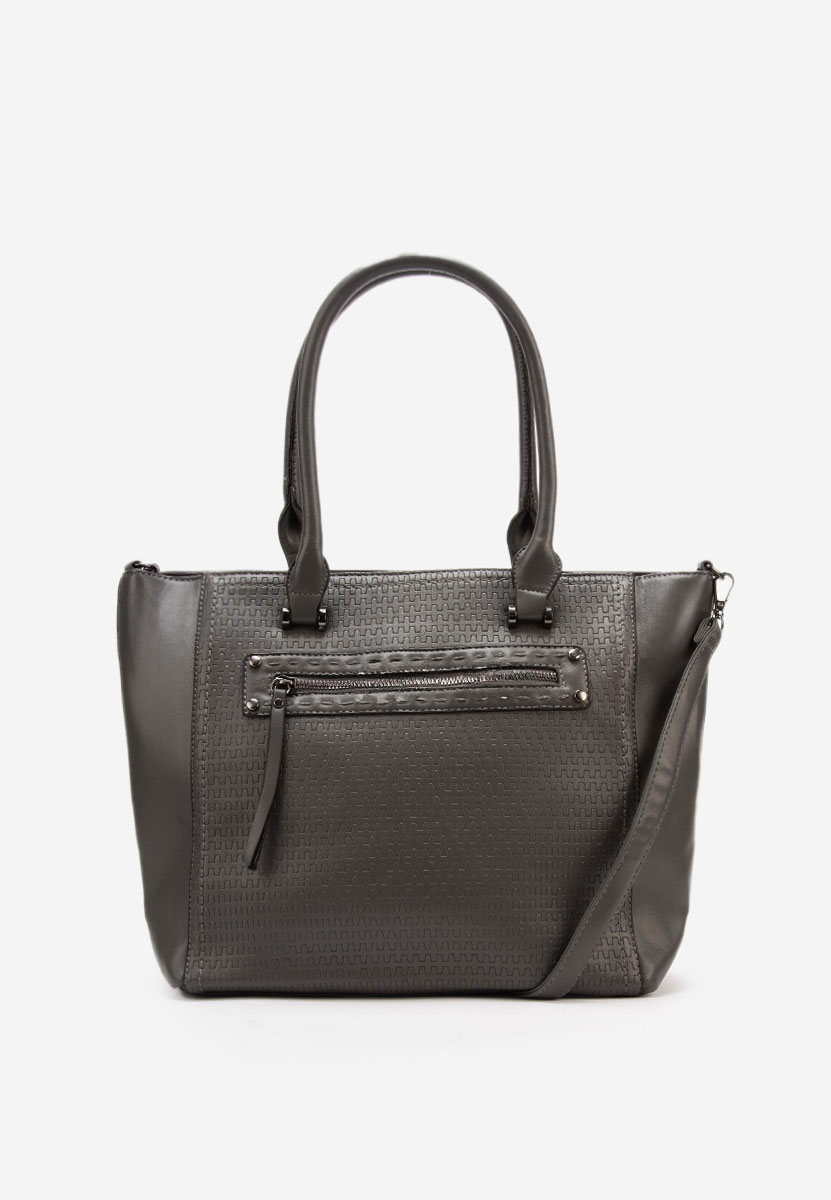 Дамски офис чанта Velesia сива