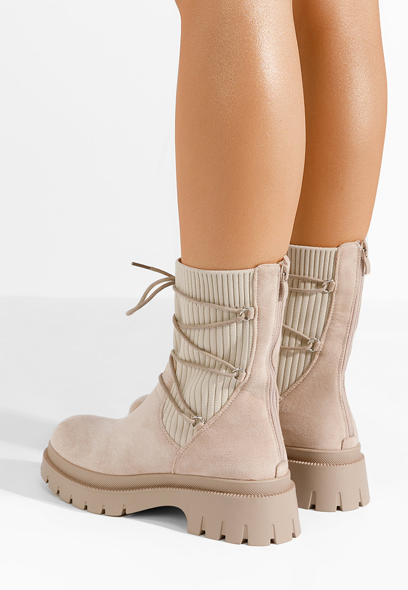 Дамски боти Arlene бежов