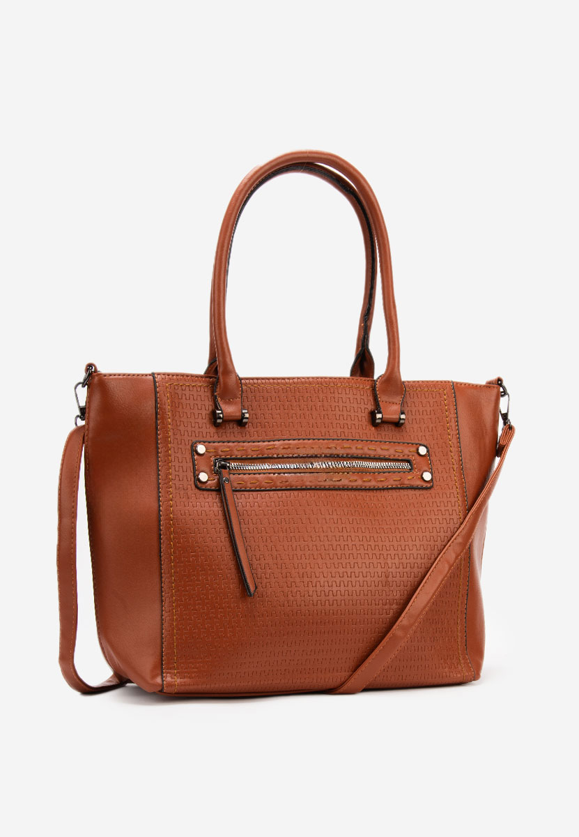 Дамски офис чанта Velesia камел