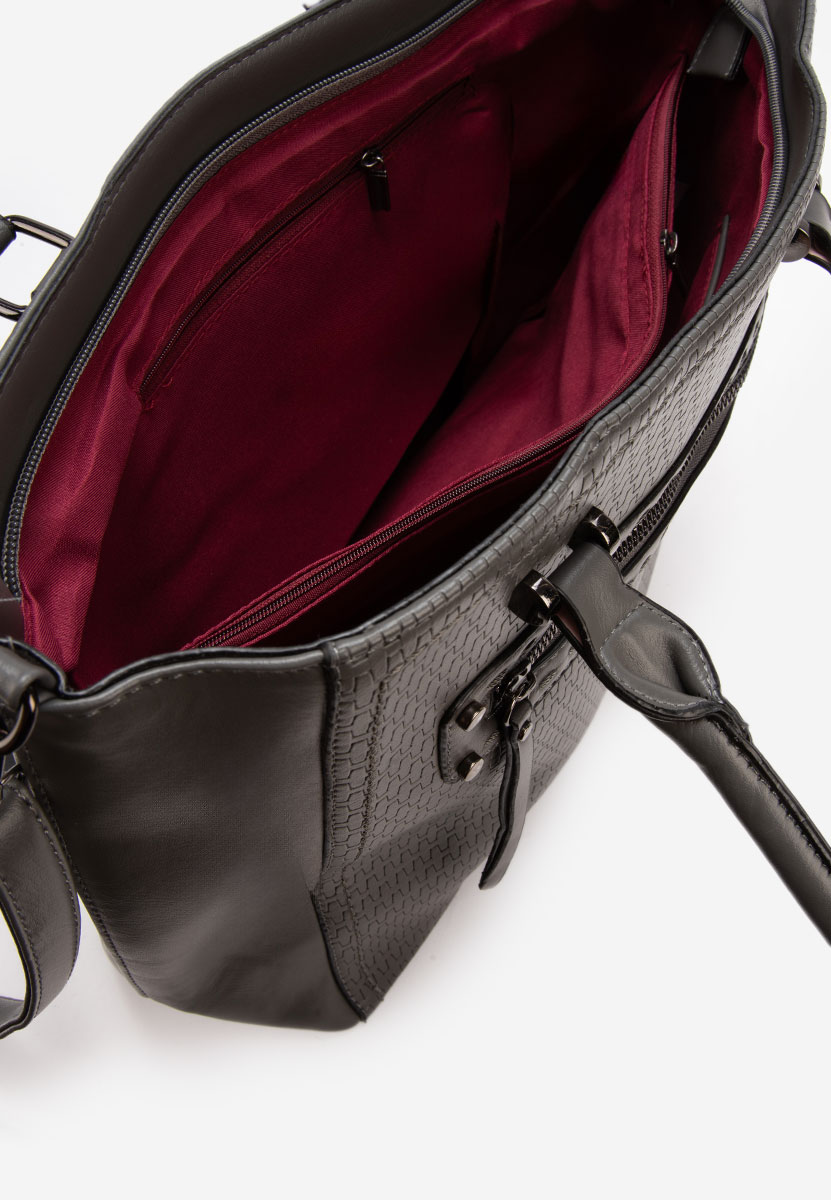 Дамски офис чанта Velesia сива