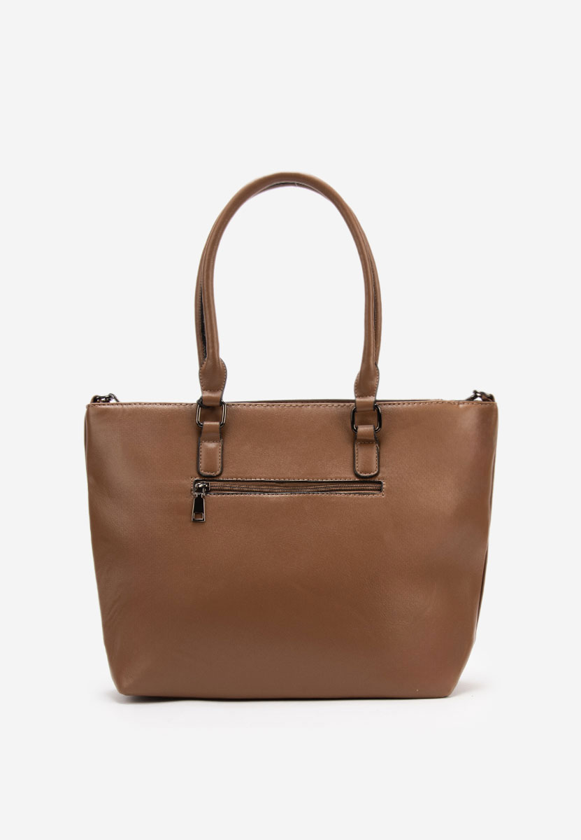 Дамски офис чанта Velesia кафява