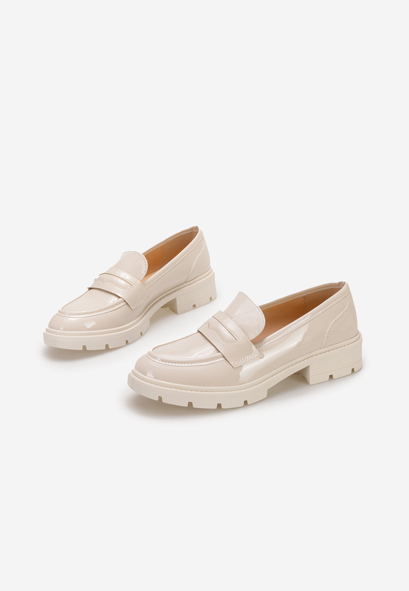 Дамски мокасини Oprah бежов