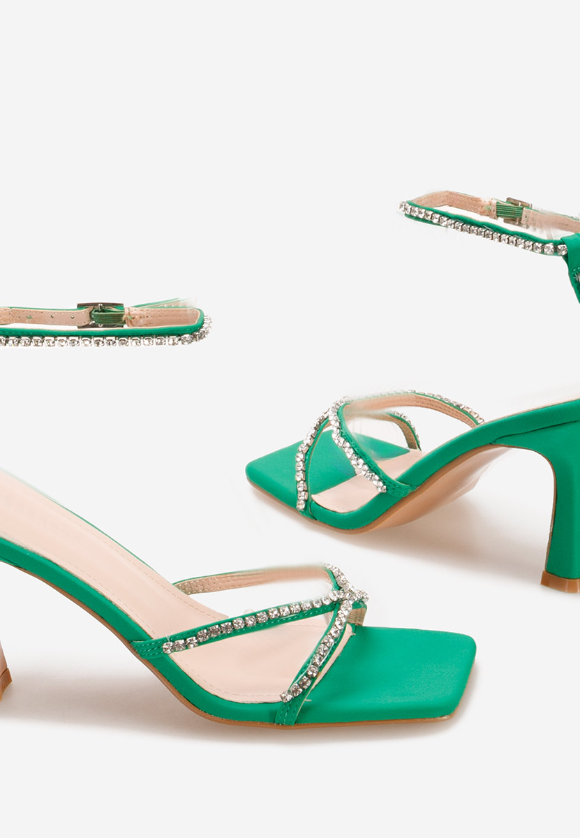 Елегантни сандали Zephyrine зелен