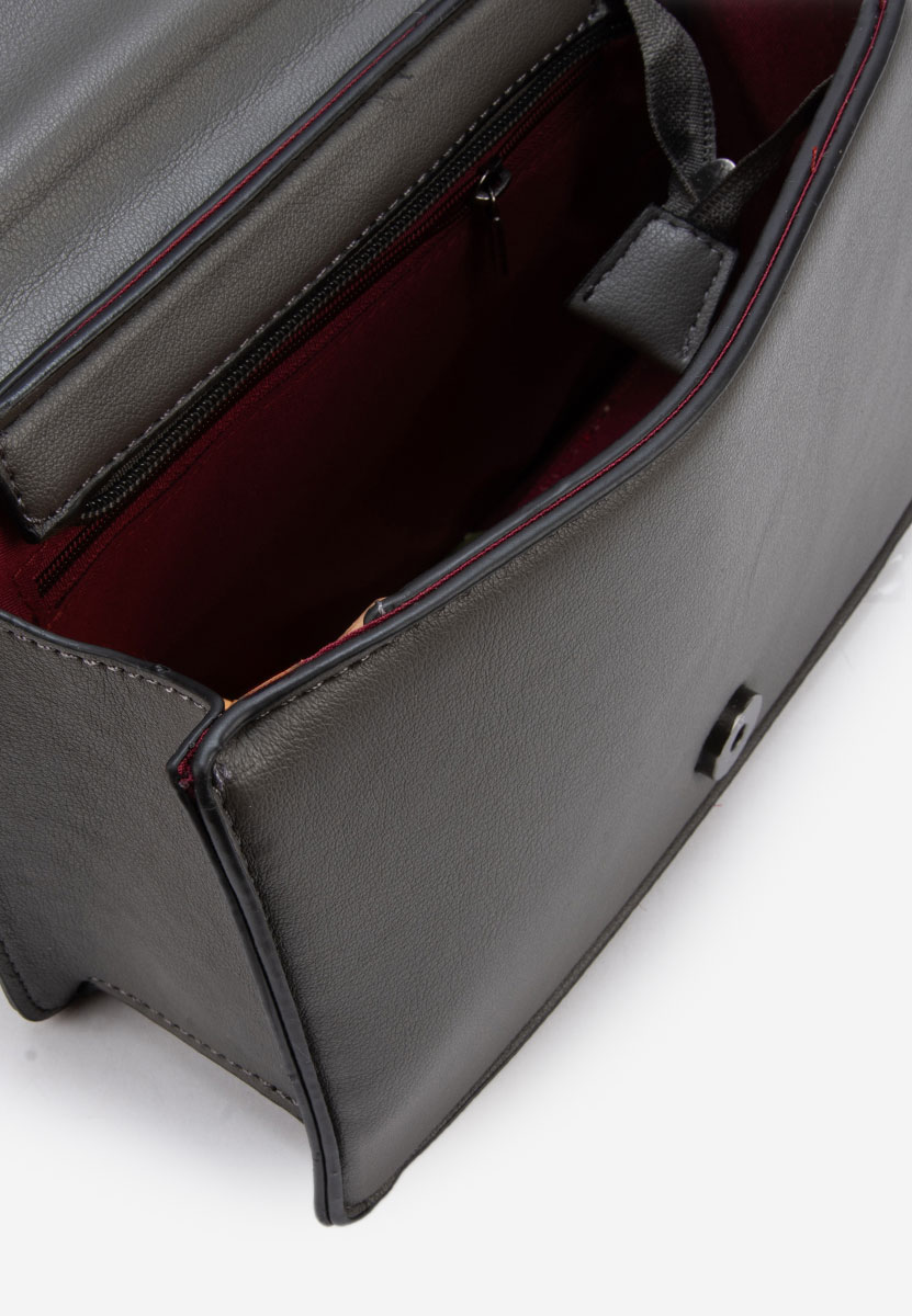 чанта за рамо Ethelda сива