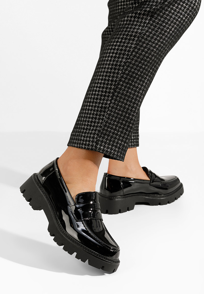 Дамски мокасини Zampa черни