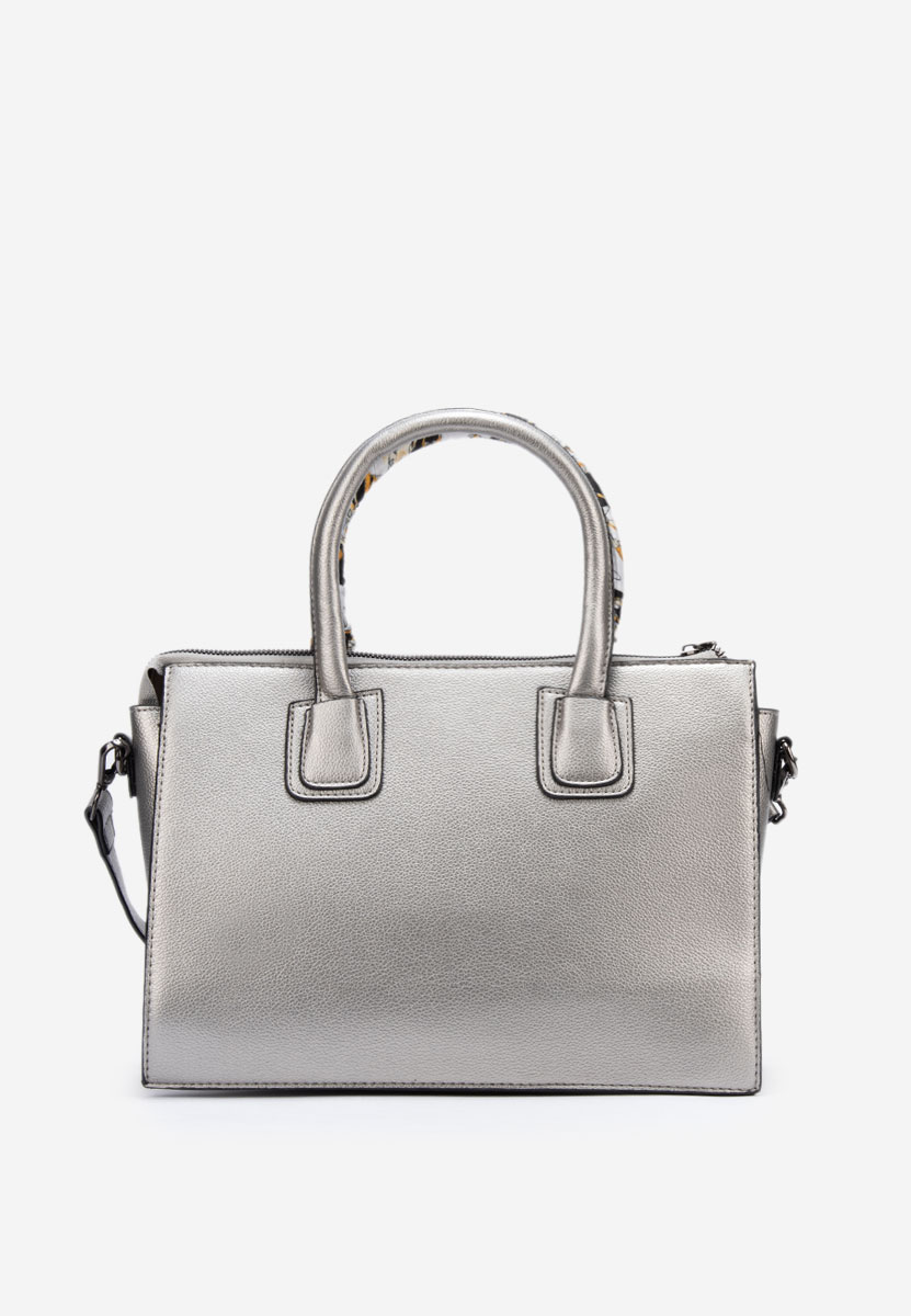 Ръчна чанта Selenite сребриста