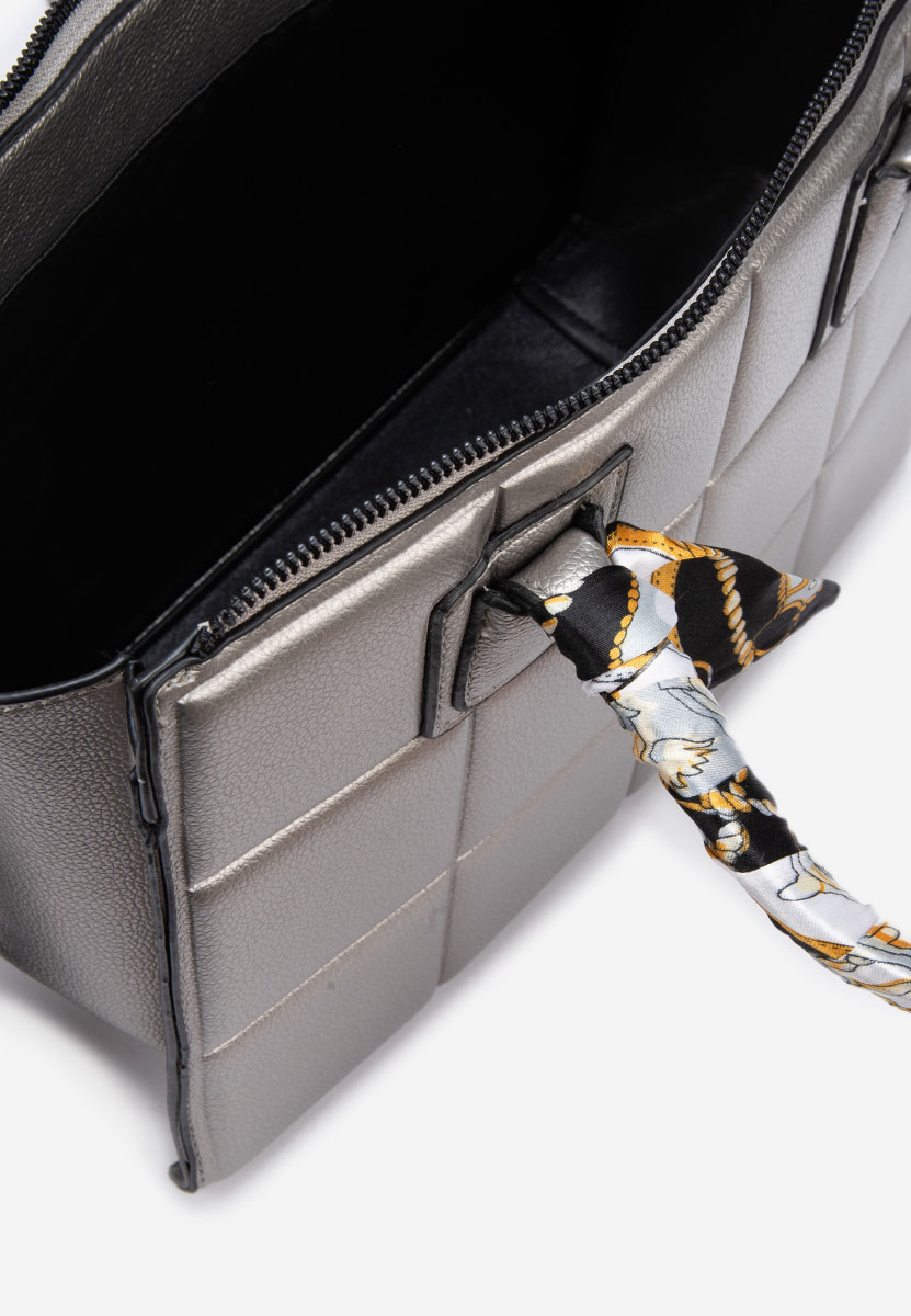 Ръчна чанта Selenite сребриста