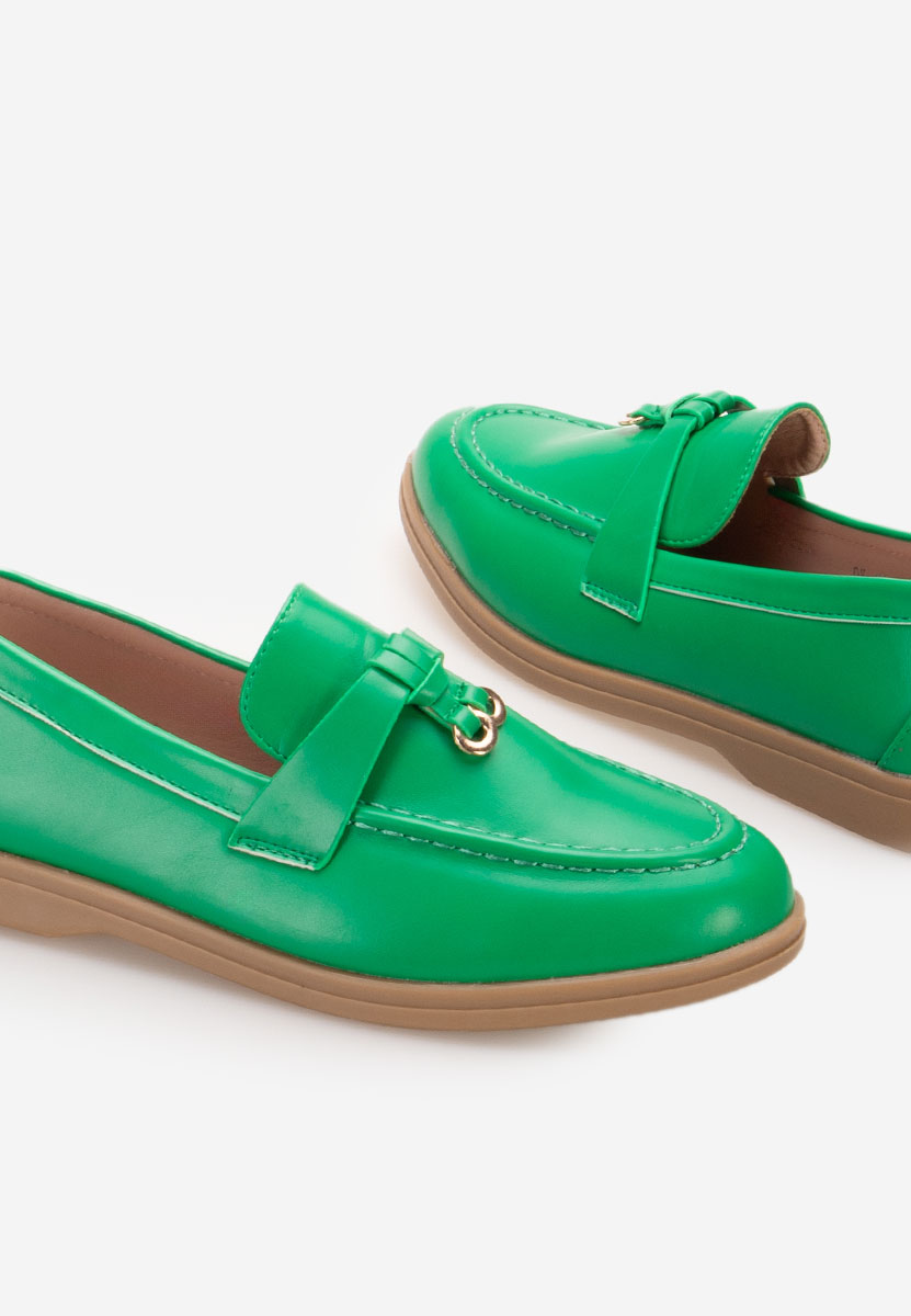 Дамски мокасини Ravishine зелен