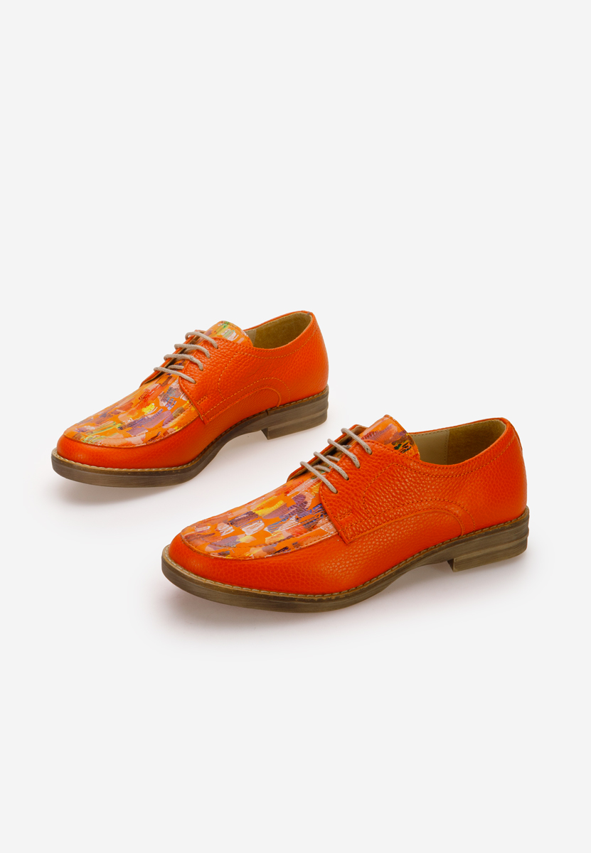 Дамски обувки derby Radiant портокал