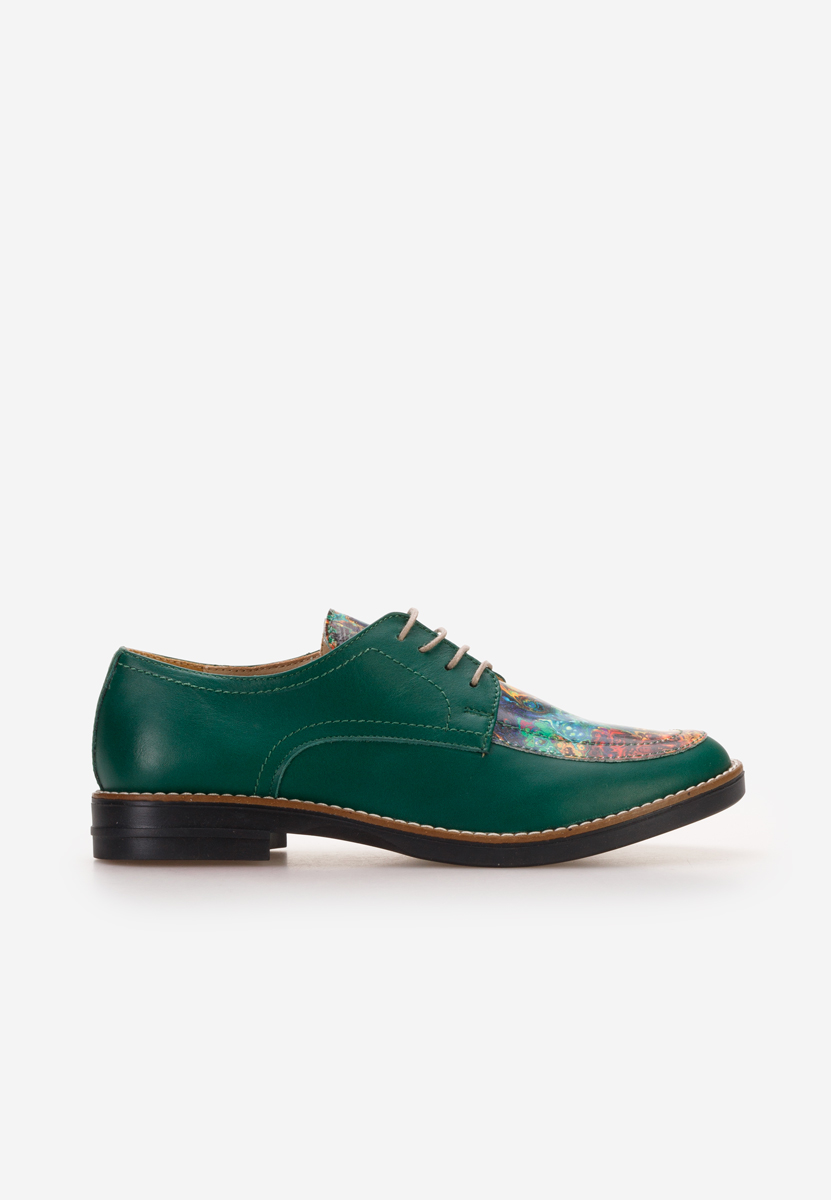 Дамски обувки derby Radiant зелен