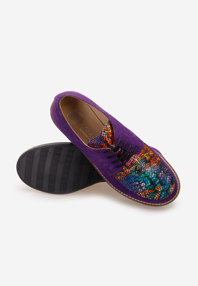 Дамски обувки derby Radiant лилав