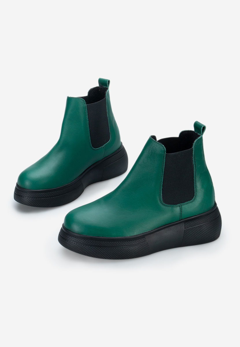 Дамски боти Kisalia зелен