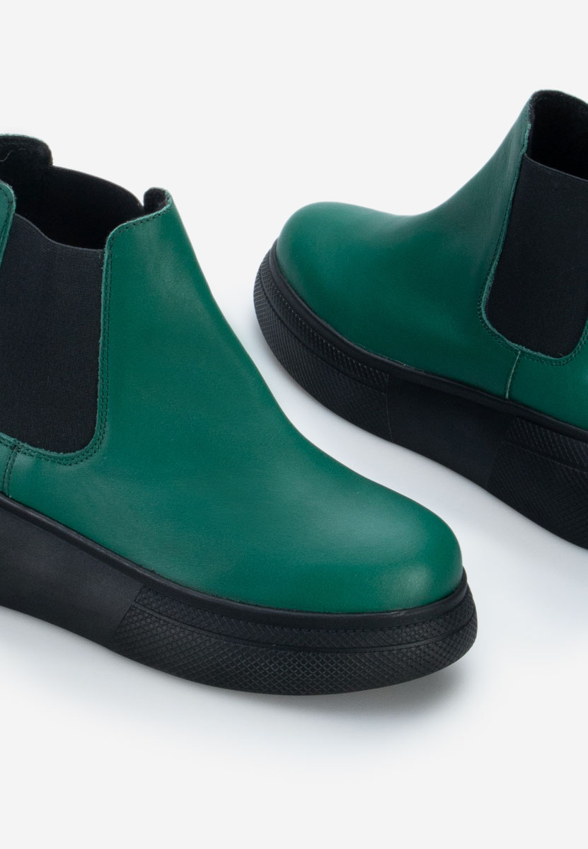 Дамски боти Kisalia зелен